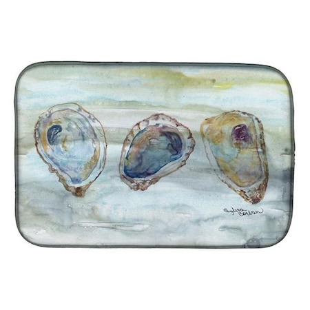 Carolines Treasures SC2001DDM Oysters Watercolor Dish Drying Mat